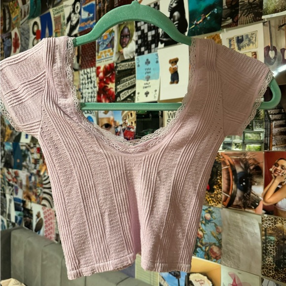 Urban outfitters purple coquette top size xs - Picture 2 of 2